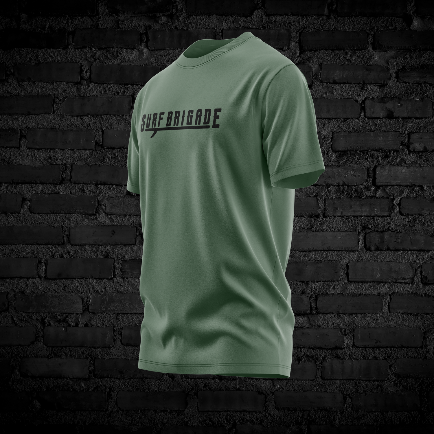 Surf Brigade Olive Drab T-Shirt