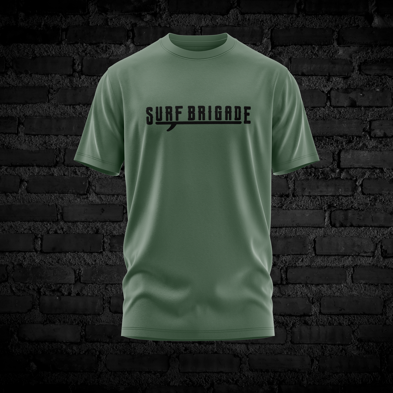 Surf Brigade Olive Drab T-Shirt